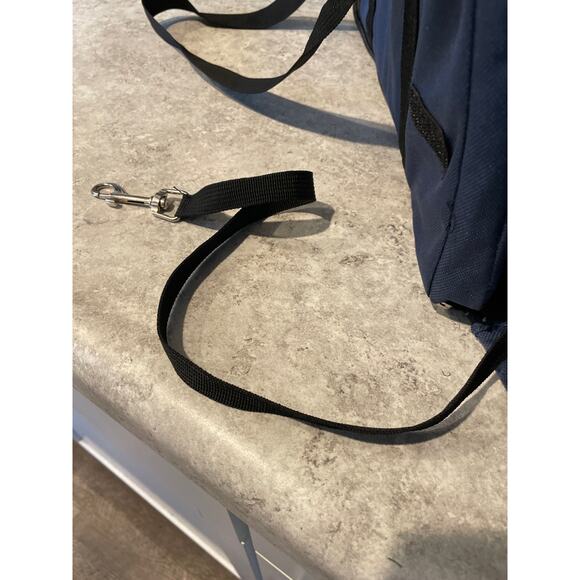 Pet Console Seat For Small Dogs 17.71in X 9.05in Navy - Picture 6 of 9